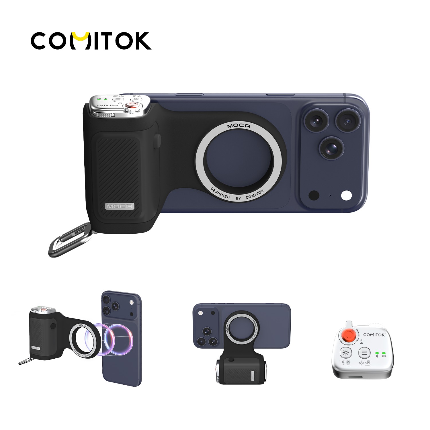 Phone Accessories Video - COMITOK Magnetic Phone Grip with Remote