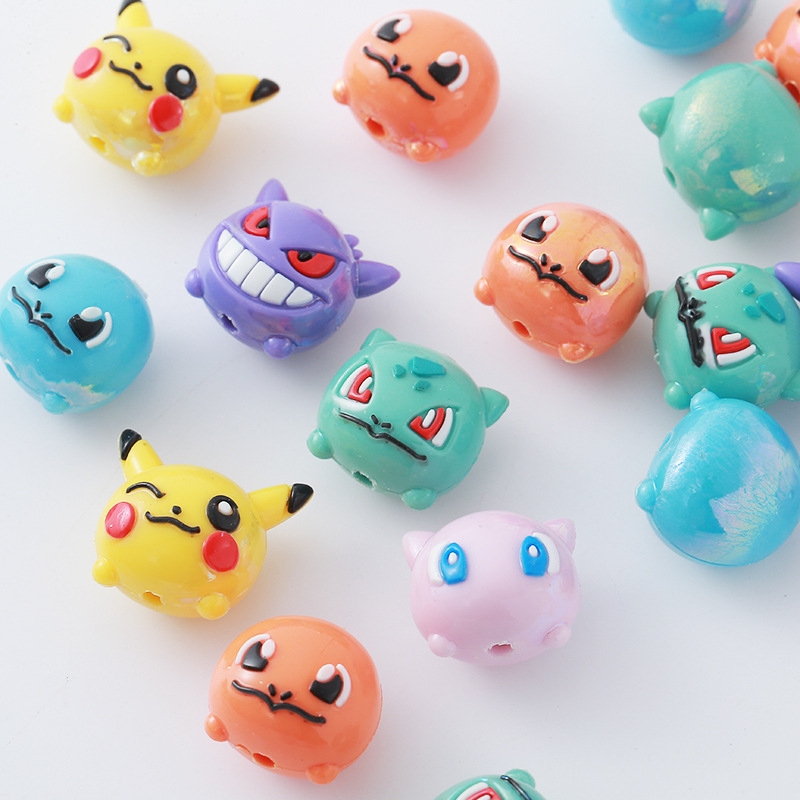 12pcs Pokémon Bead DIY Mobile  - Phone Accessories Crochet recension och pris
