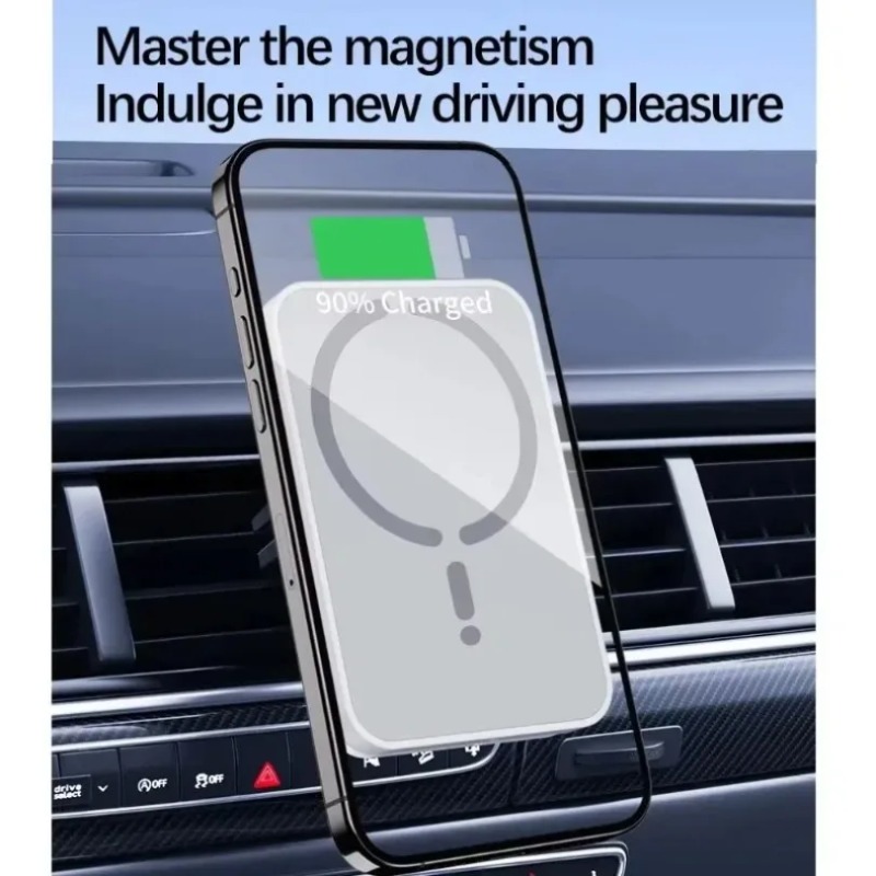 Magnetic Car Wireless Charger  - Phone Accessories For Boys recension och pris