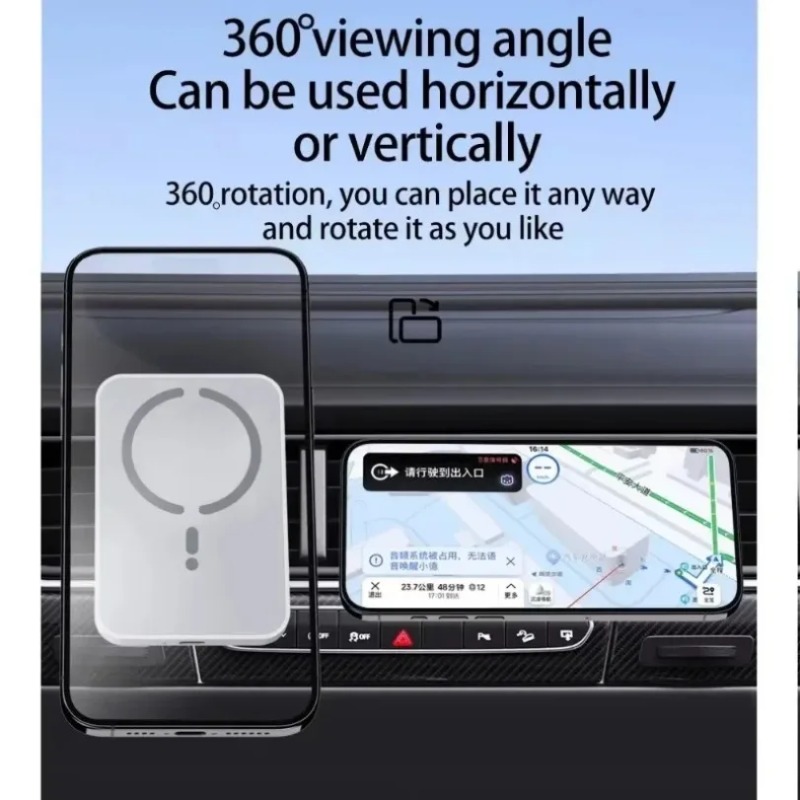 Magnetic Car Wireless Charger  - Phone Accessories For Boys recension och pris
