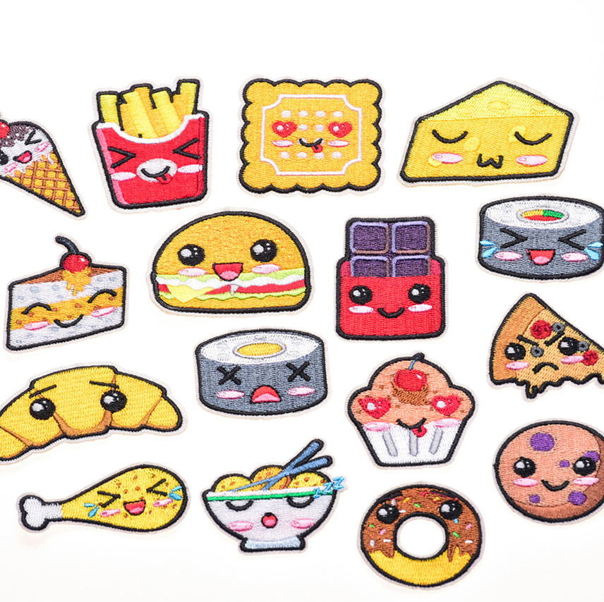10 Pcs Food Embroidery Patches - Phone Accessories Pictures recension och pris