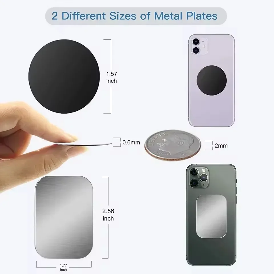 5/10pcs Magnetic Metal Plate D - Phone Accessories Japan recension och pris