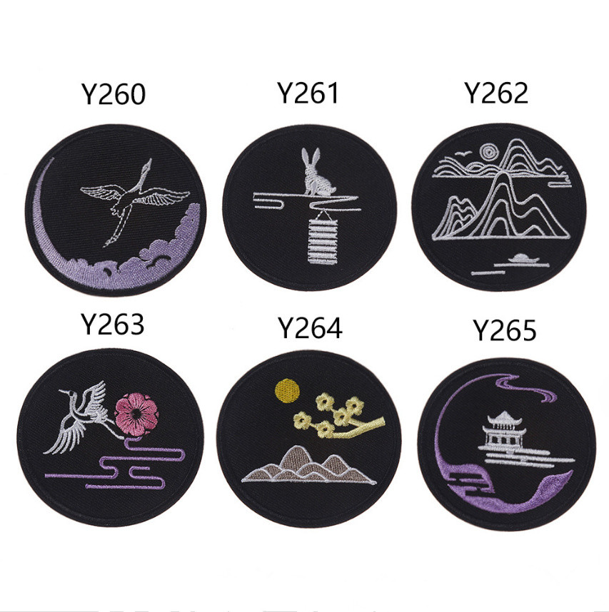 10 Pcs Holiday Badges Embroide - Phone Accessories Pictures recension och pris