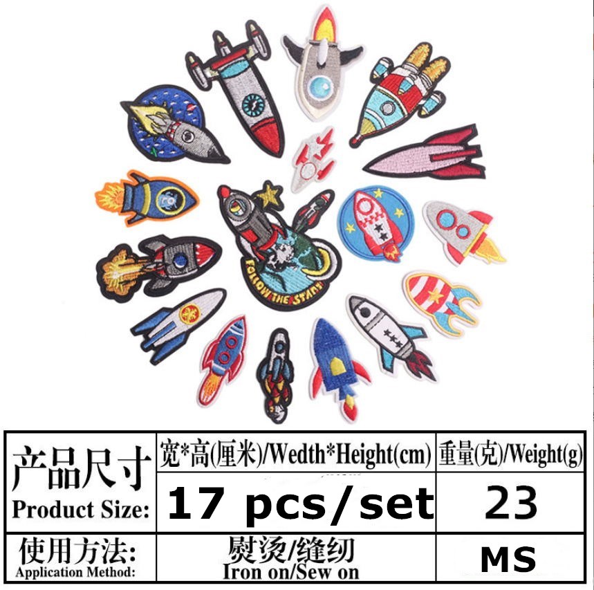 10 Pcs Popular Badges Embroide - Phone Accessories Pictures recension och pris