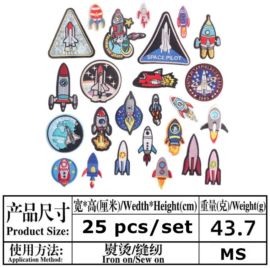 10 Pcs Popular Badges Embroide - Phone Accessories Pictures recension och pris
