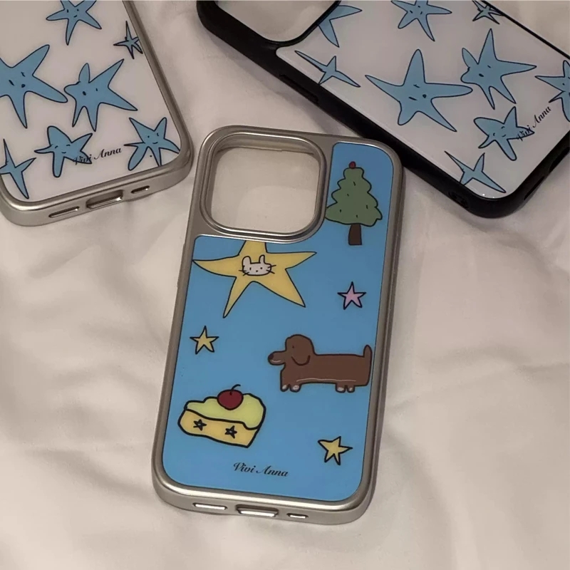 Ins Niche Creative Blue Star P - Y2K Phone Accessories recension och pris
