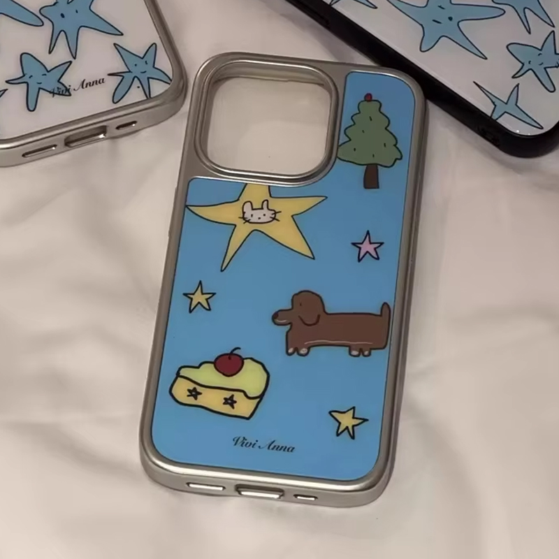 Ins Niche Creative Blue Star P - Y2K Phone Accessories recension och pris