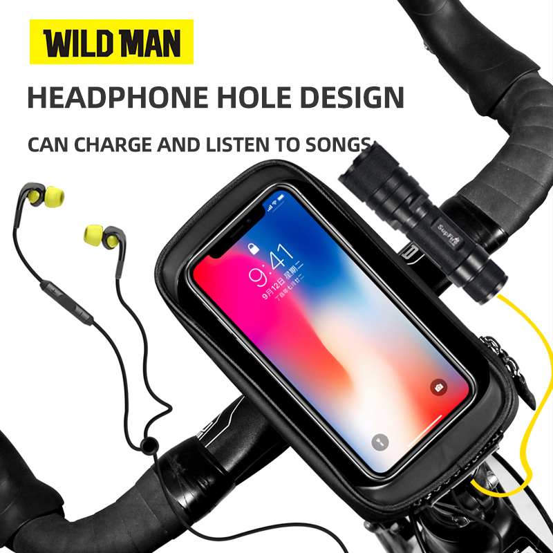 WILD MAN Bicycle Bag 6.0 Inch  - Youtube Phone Accessories recension och pris