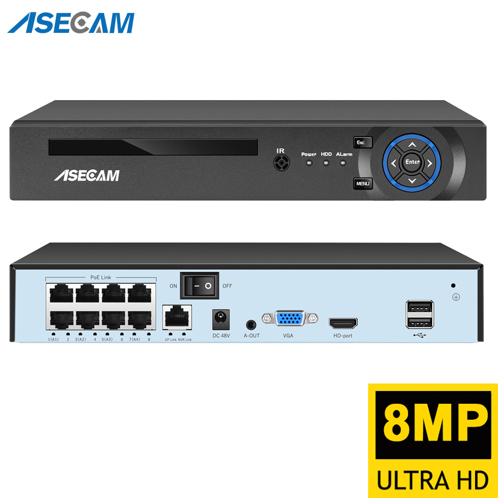 Super 8MP POE NVR Video Record - Phone Accessories Uk recension och pris