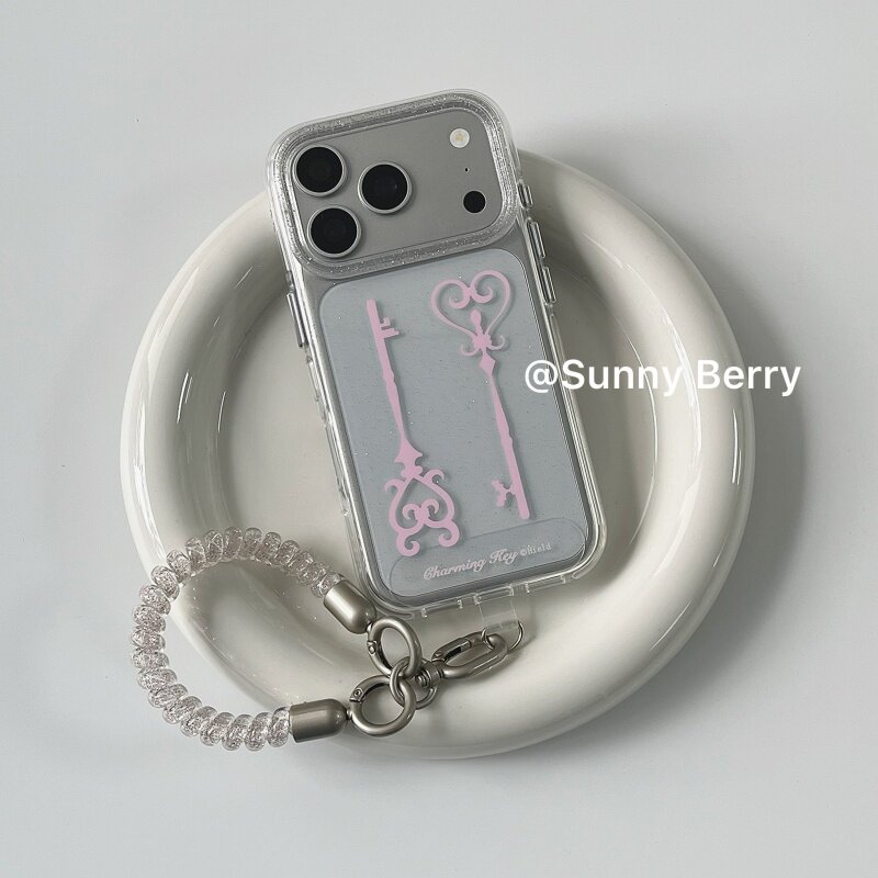 Korean Ins Y2K Pink Keys Shini - Y2K Phone Accessories recension och pris