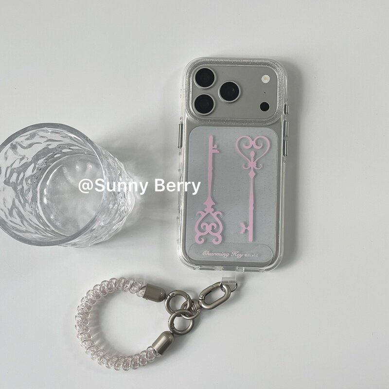 Korean Ins Y2K Pink Keys Shini - Y2K Phone Accessories recension och pris