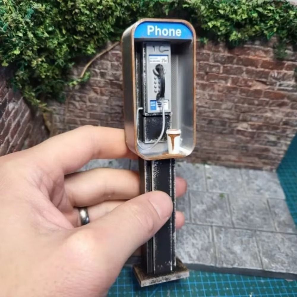 1:12 Scale Miniature Payphone  - Phone Accessories Pictures recension och pris