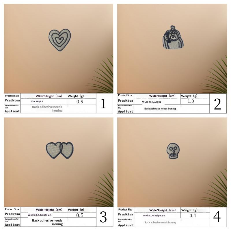 1Set Heart Cat Skull Birds Emb - Phone Accessories Usa recension och pris