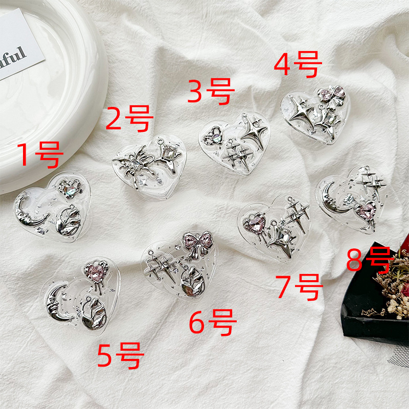Clear Heart Phone Grip Holder  - Phone Accessories Crochet recension och pris