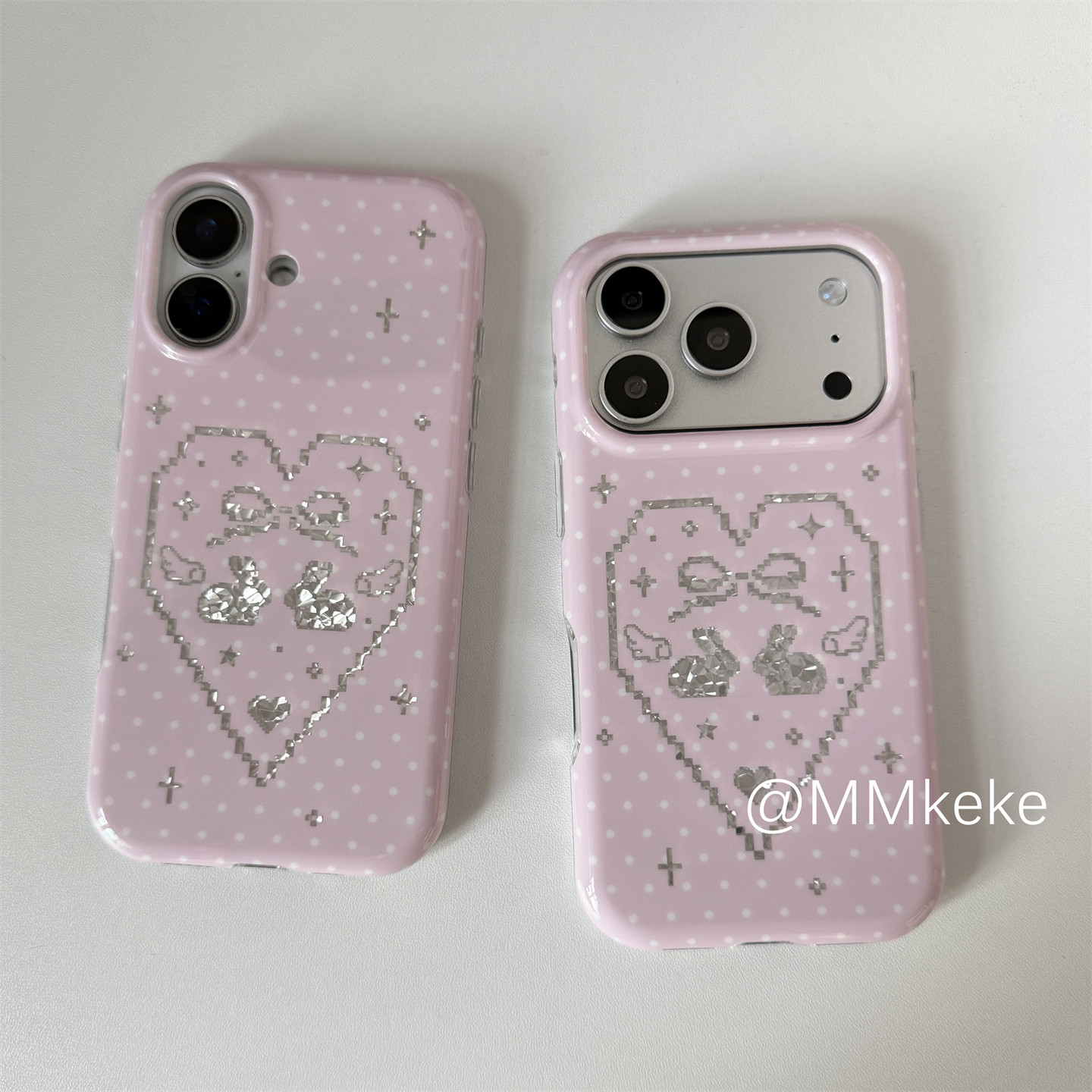 Korean Ins Pink Sweet Girl Rab - Y2K Phone Accessories recension och pris