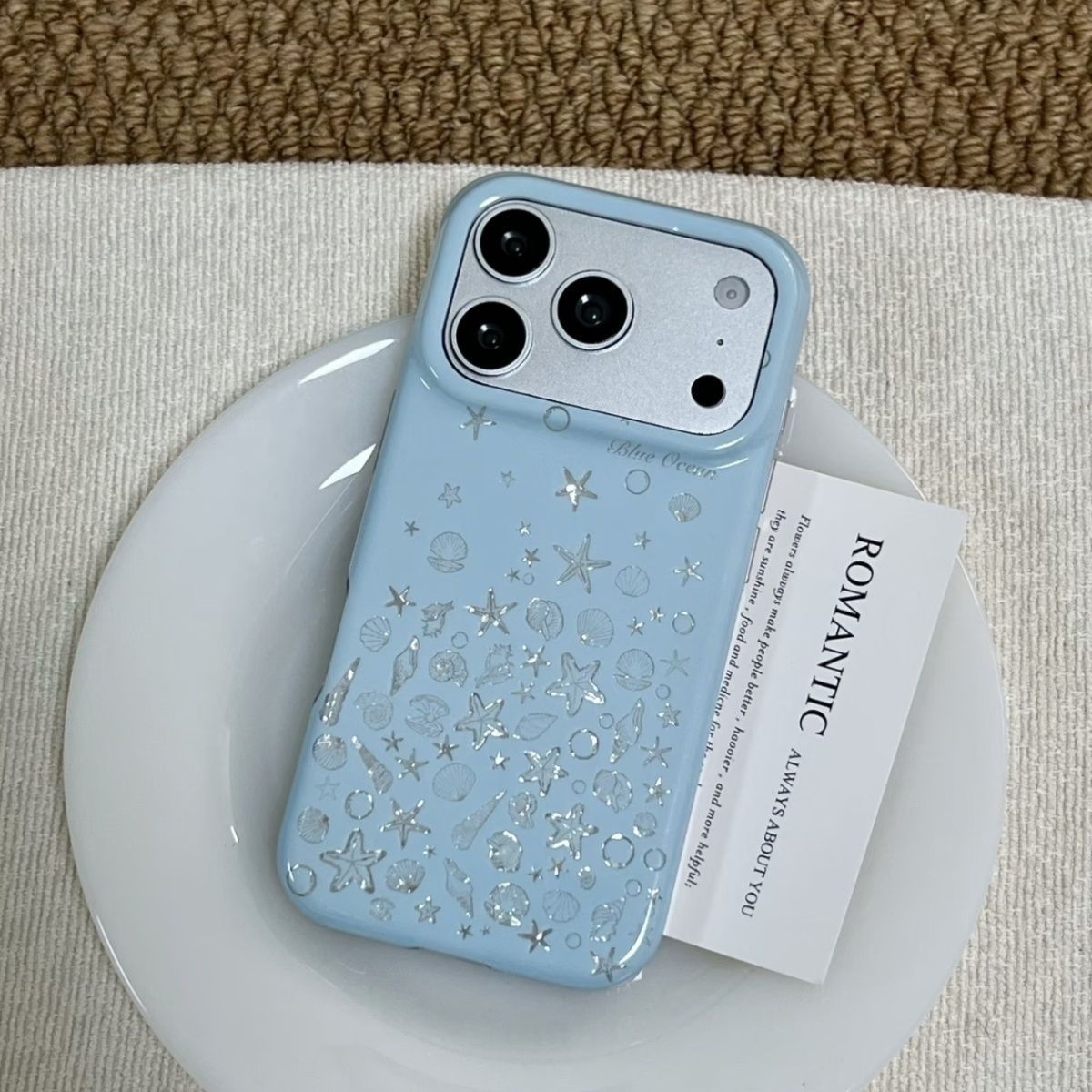 Korean Ins Mint Colored Englis - Y2K Phone Accessories recension och pris