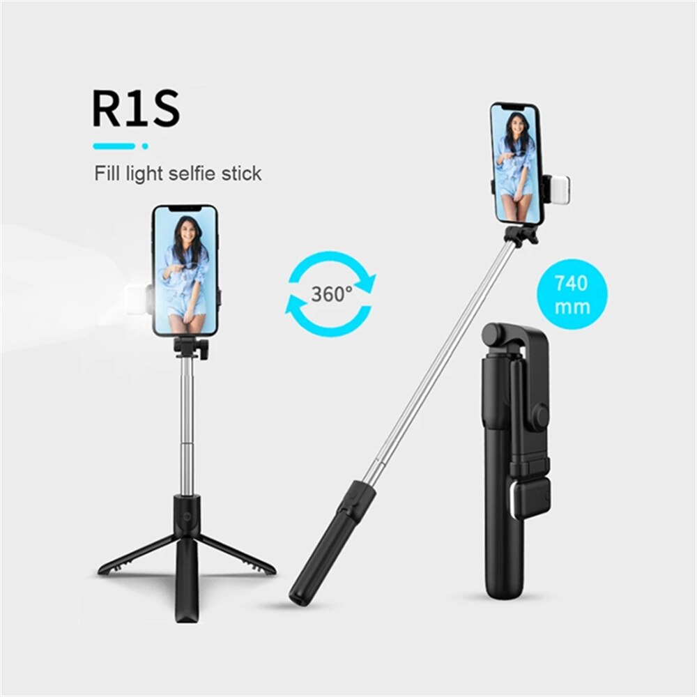 Cell Phone Selfie Stick Tripod - Phone Accessories Video recension och pris