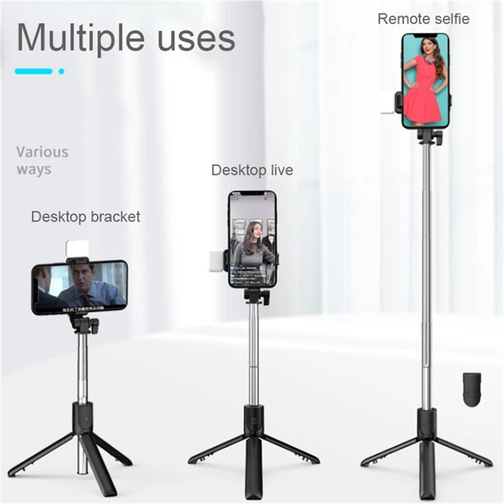 Cell Phone Selfie Stick Tripod - Phone Accessories Video recension och pris
