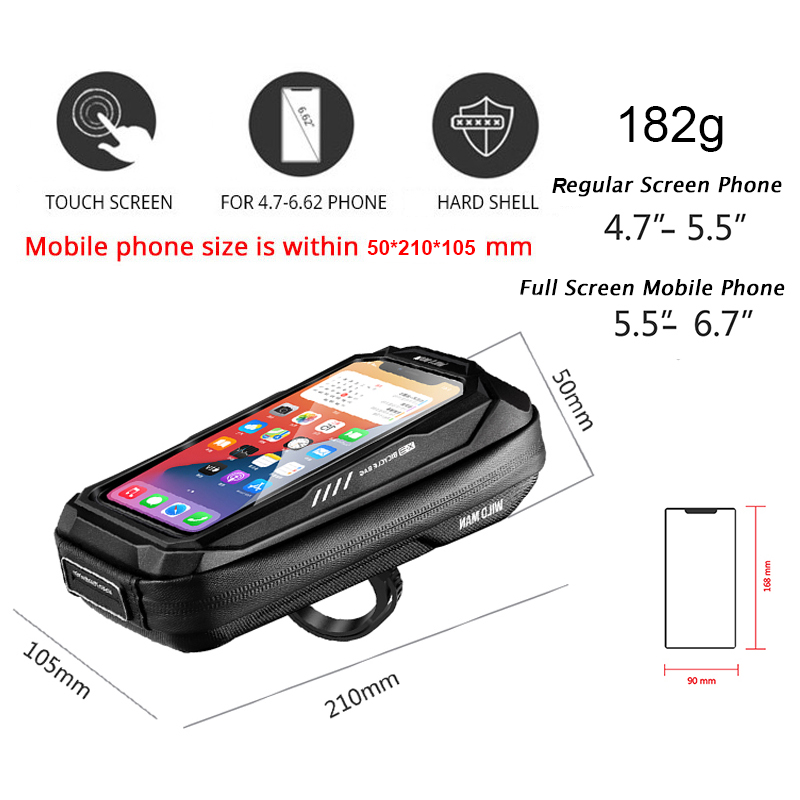 WILD MAN Rainproof Bicycle Fro - Youtube Phone Accessories recension och pris