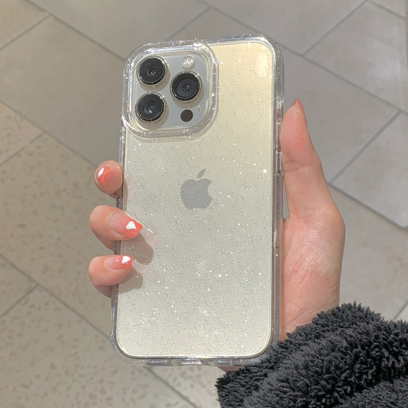 Transparent Simple Glitter Pho - Y2K Phone Accessories recension och pris