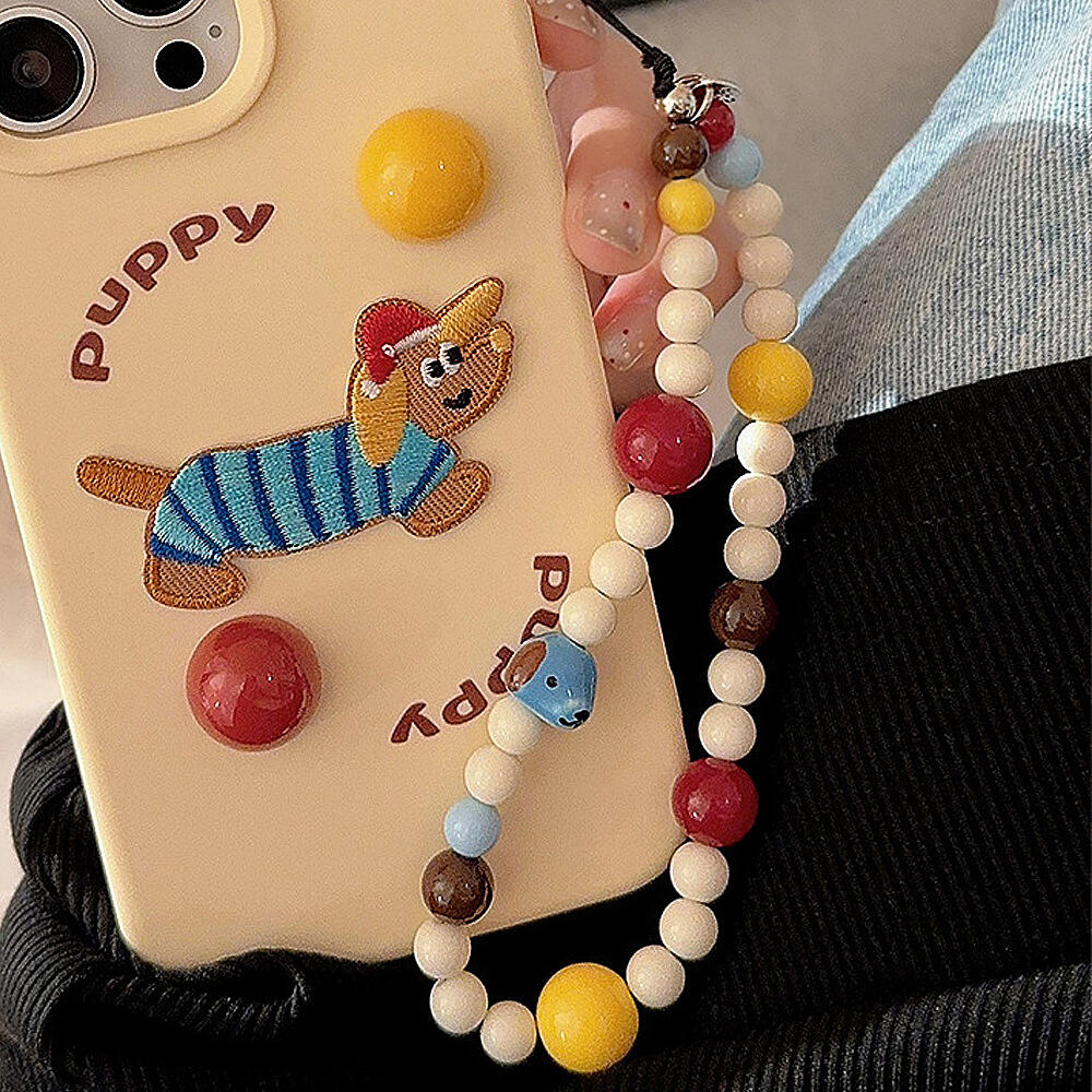 Cute Dog Bear Cheese Pendant M - Phone Accessories For Boys recension och pris
