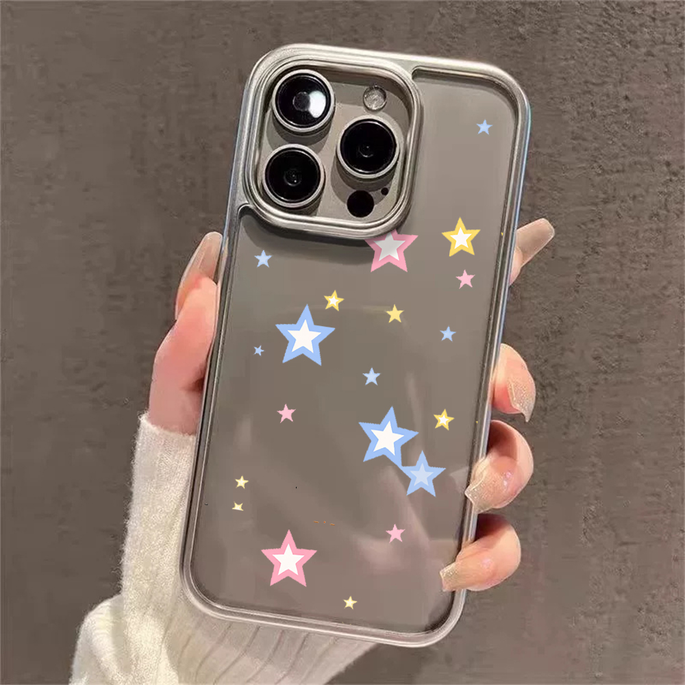 Y2K Stars Fashion Clear Cases  - Y2K Phone Accessories recension och pris