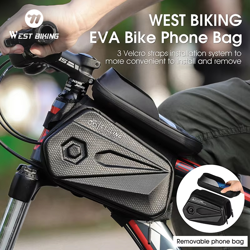 WEST BIKING Bicycle Bag Front  - Youtube Phone Accessories recension och pris