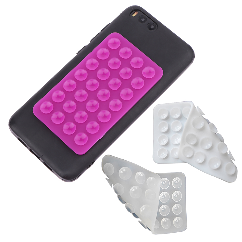 1PC Double Sided Silicone Suct - Phone Accessories Crochet recension och pris