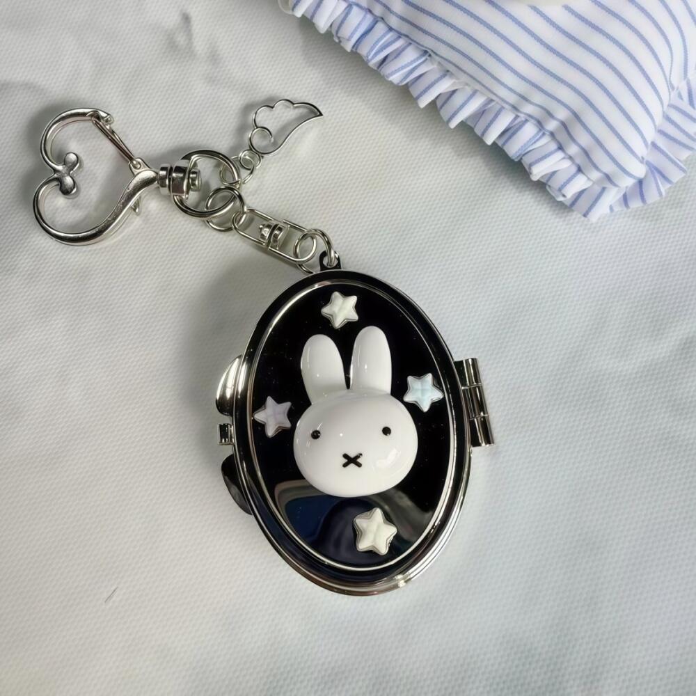 Kawaii Miffy Makeup Mirror Cre - Y2K Phone Accessories recension och pris