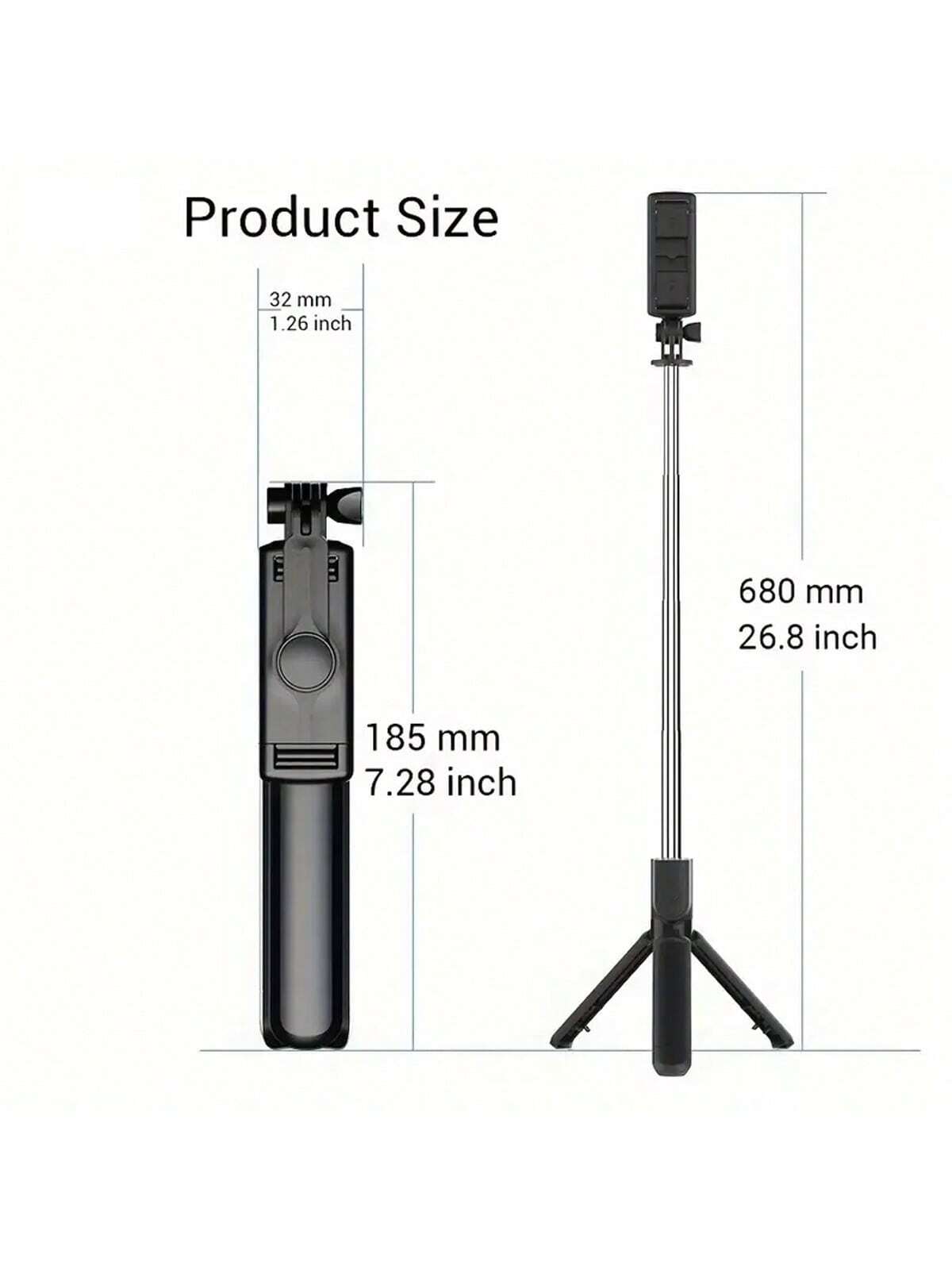 1PC Selfie Stick Wireless Self - Phone Accessories Video recension och pris