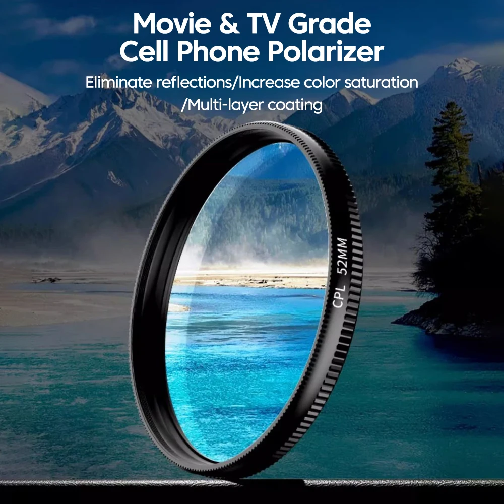 New 52mm CPL Mobile Phone Lens - Phone Accessories Usa recension och pris