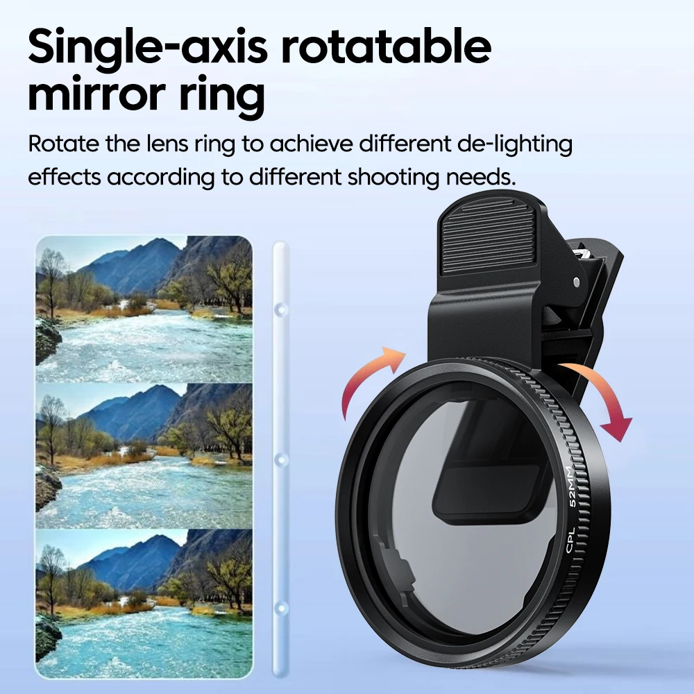 New 52mm CPL Mobile Phone Lens - Phone Accessories Usa recension och pris